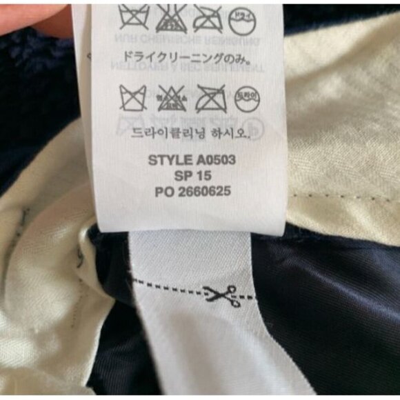 J.Crew Ludlow Slim Fit Navy Blue Cotton Blend Mens Trousers W29 L32 - Picture 4 of 6